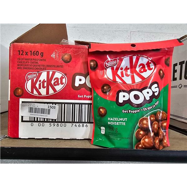 Kitkat Pops - Hazelnut  12x160g