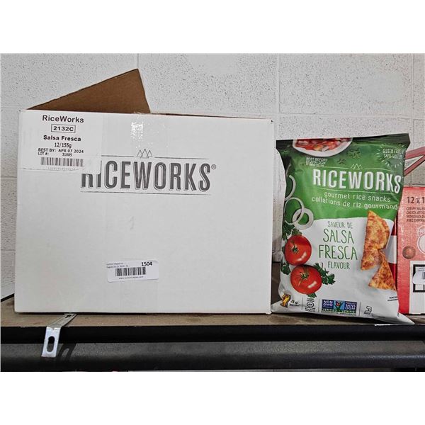 Riceworks Salsa Chips 12x155g