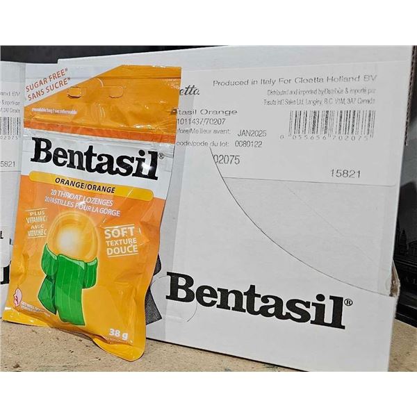 Bentasil Orange Throat Lozenges 24x38g