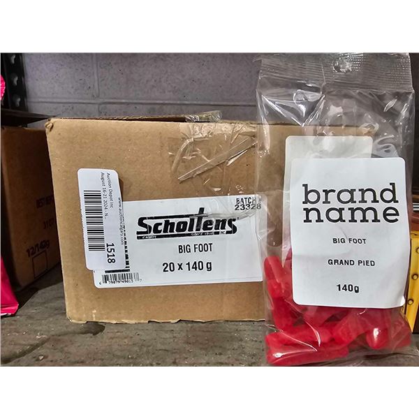 Scholtens Big Foot Candies 20x140g