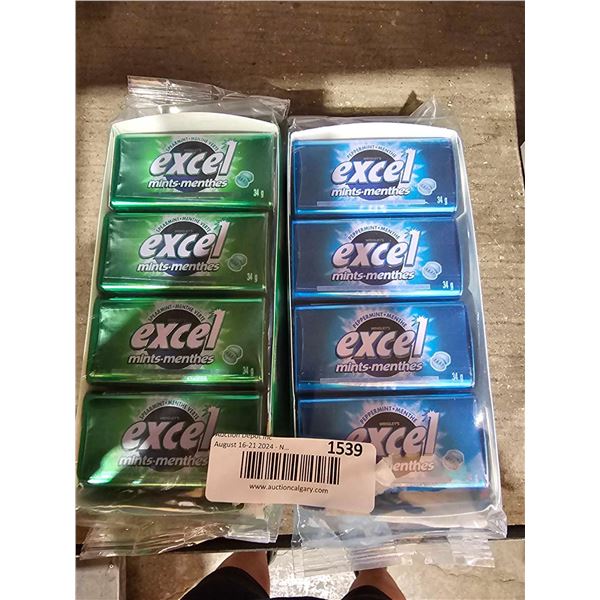 Excel Mints Peppermint 8x34g & Spearmint 8x34g