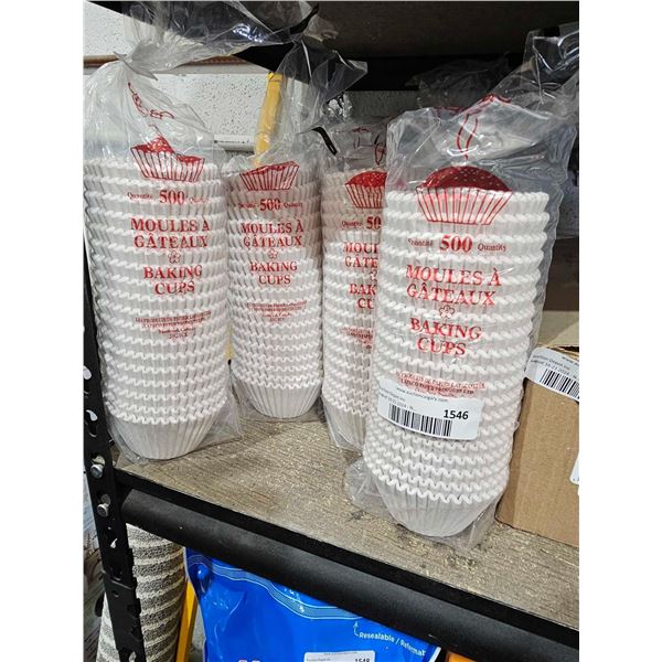 4x500 XL Muffin Baking Papers
