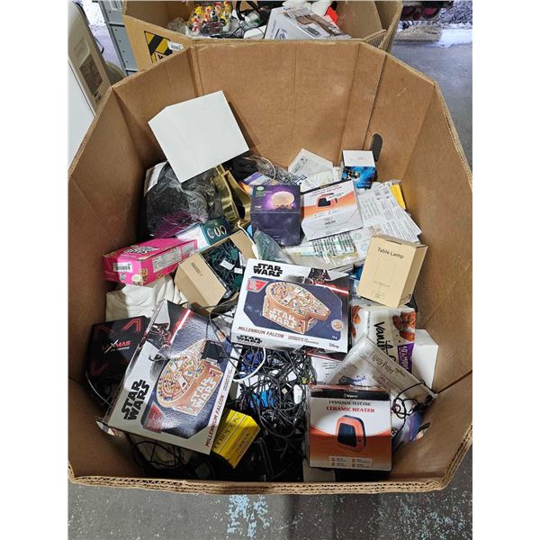 Pallet Box of Assorted Electronics, Trinkets & Gadgets