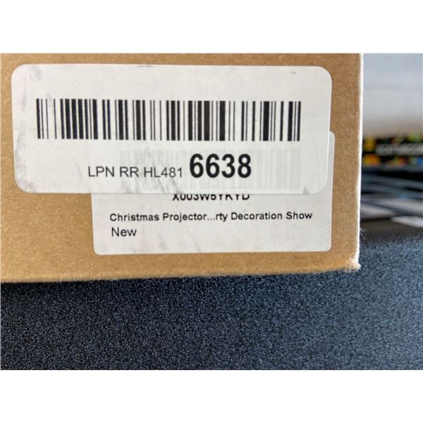 Christmas projector decoration show