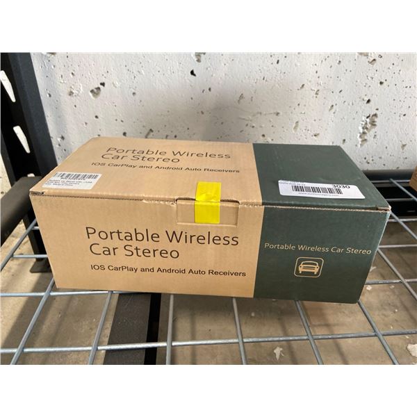 Portable wireless car stereo