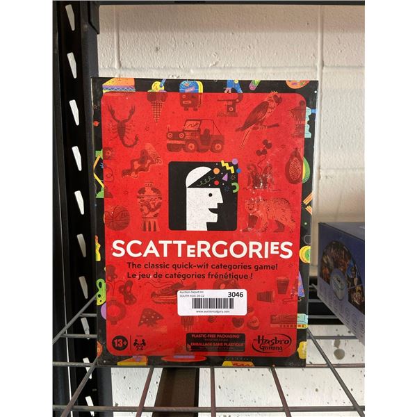 Scattergories categories game