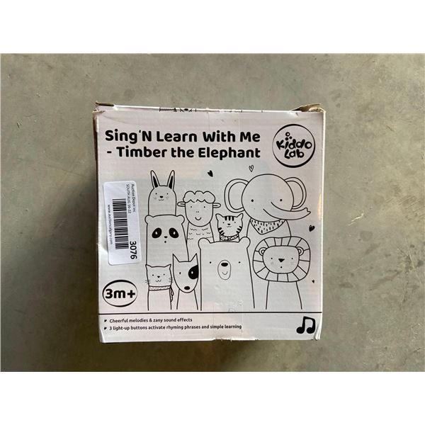Sing 'N learn with me timber the elephant toy