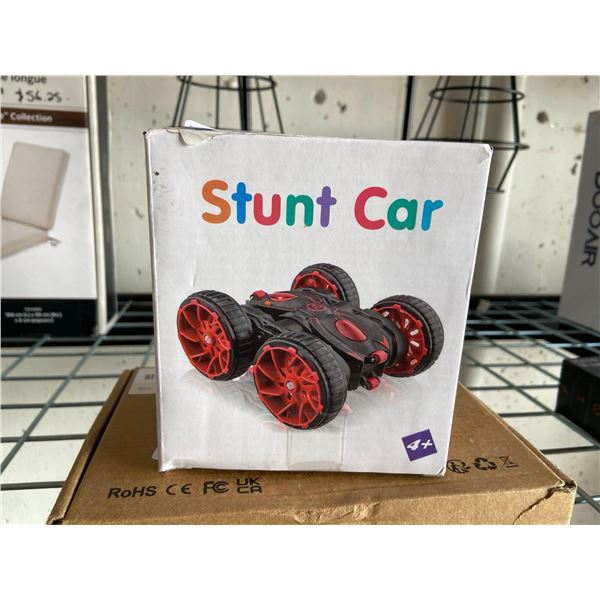 Black and Red Stunt Car