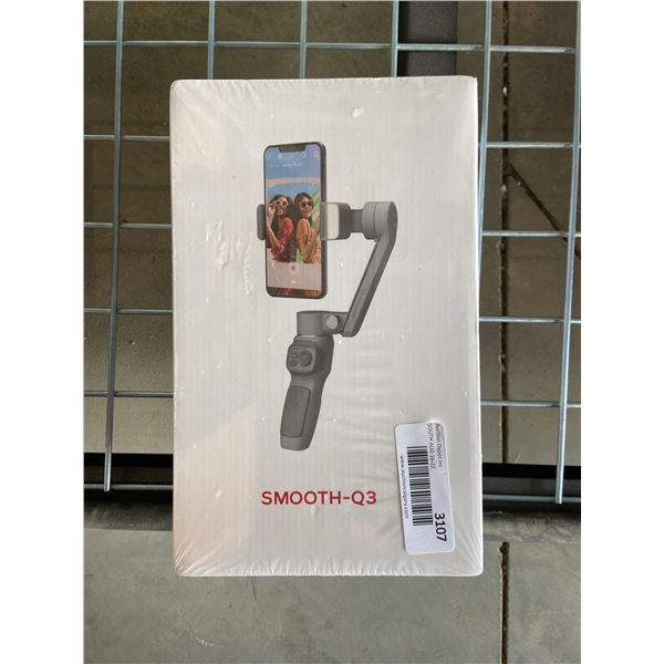 Zhiyun Smooth Q3 Combo, 3-Axis Phone Gimbal with Fill Light and Gimbal Bag, Portable & Foldable, Ges