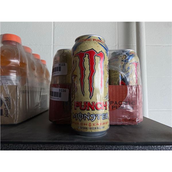Monster Punch Energy Drink 12 count