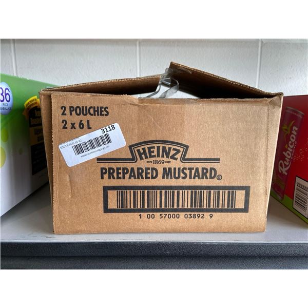 Heniz Prepared Mustard 2 x 6L