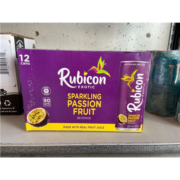 Rubicon Sparkling Passion Fruit Beverage 12 x 355ml