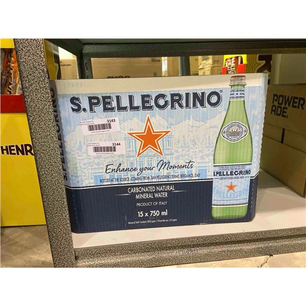S.Pellegrino Carbonated Water 15 x 750ml