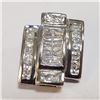 Image 1 : Silver Cubic Zirconia Pendant (~Size 0) (~length 0inches) (~weight 3.51g), Suggested Retail Value $1