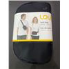 Image 2 : Lole Unisex Belt Bag - One Size, Adjustable Strap & 3 Mesh Storage Compartments - 1 Count (Black)