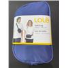 Image 2 : Lole Unisex Belt Bag - One Size, Adjustable Strap & 3 Mesh Storage Compartments - 1 Count Blue