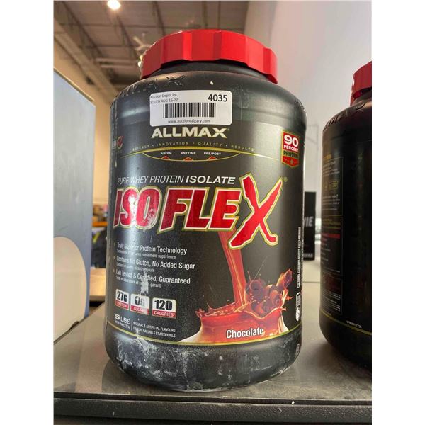 Allmax Iso Flex Pure Whey Protein Isolate Chocolate 5lbs