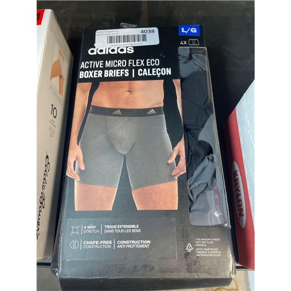 Adidas Active Micro Flex Eco Boxer Briefs Large
