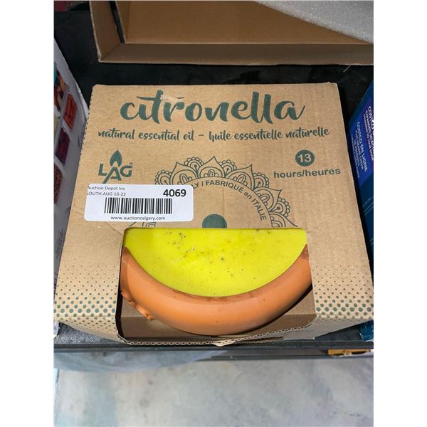 LAG Candle Citronella Natural Essential Oil 2 Pack