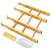 Image 1 : Maison Kleen Adjustable Bamboo Drawer Organizer