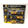 Image 1 : CAT 4pc Ratchet Tie Down Set 16ft Long x 1-1/2in Wide, Break Strength 3000 LB