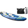 Image 1 : Pelican iESCAPE Inflatable Kayak - Recreational Kayak - Compact, Stable and Fun All in One - for 1 o