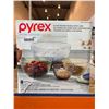 Image 2 : Pyrex Glass Mixing Bowls with Lids
