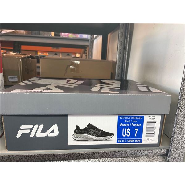 Fila Suspence Energized Black Womens Shoes Size 7