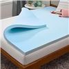 Image 1 : Double Size Memory Foam Mattress Topper