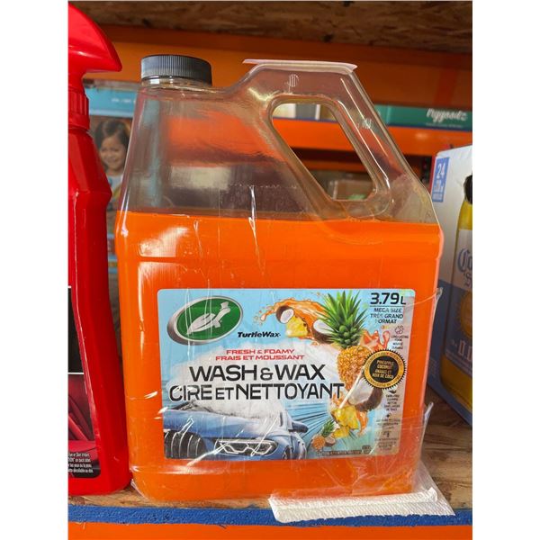 Turtle Wax Wash & Wax Pineapple Coconut and Mothers VLR Surface Care