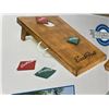 Image 3 : EastPoint Sports Corn Hole Outdoor Game - Full Size 4' x 2' Solid Wood Bean Bag Toss Set - Includes 