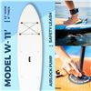 Image 1 : WAVEX Model W 11 ft Inflatable Stand Up Paddle Board Kit. NEW SEALED IN BOX (white)