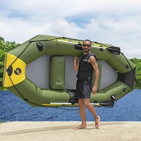 3 Man Inflatable Raft Tobin Sports Canyon PRO 3-Person Inflatable Boat RAFT (JUST THE BOAT)