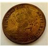 Image 2 : RARE! 1879 Great Britain 1 Farthing