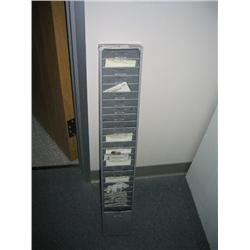 METAL TIMECARD RACK