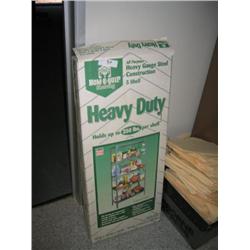 NIB 5 SHELF STEEL STORGE SHELF UNIT