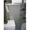 Image 1 : METAL CABINET W/ SLIDING DOOR
