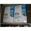 Image 1 : 2 HP LASERJET 27A CARTRIDGES