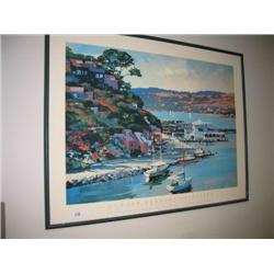 FRAMED SAUSALITO PRINT