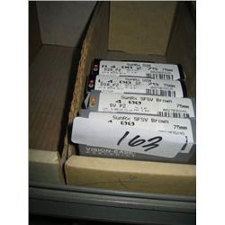 4 VISION EASE SUN RX SEMI FINISHED LENSES, 75MM