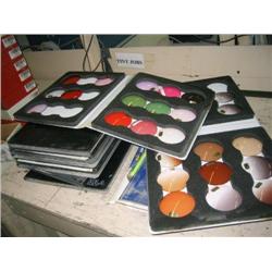 GROUP OF TINTED LENS SAMPLES