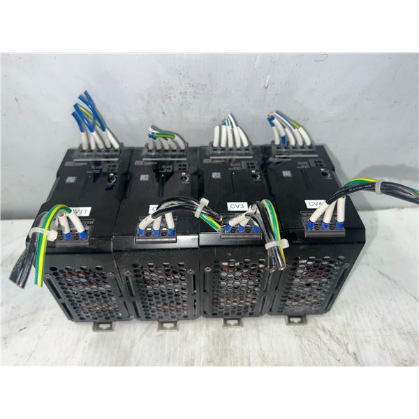 (4) Omron #S8VK-S48024 Power Supplies