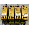 Image 1 : Lot of (4) Pilz #PZE X4V : 774580 & #774582 Safety Relays