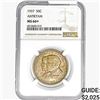Image 1 : 1937 Antietam Half Dollar NGC MS66+