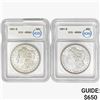 Image 1 : [2]1881-S Morgan Silver Dollar ICG MS64