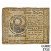 Image 1 : CC-62 FEBRUARY 26, 1777 $30 THIRTY DOLLARS CONTINENTAL CURRENCY NOTE VERY FINE