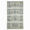 Image 2 : CUT SHEET OF 1800's $1, $1, $2, $3 CITIZENS BANK OF LOUISIANA NEW ORLEANS, LA OBSOLETE NOTES GEM UNC