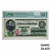 Image 1 : FR. 16c 1862 $1 ONE DOLLAR LEGAL TENDER UNITED STATES NOTE PMG CHOICE VERY FINE-35EPQ