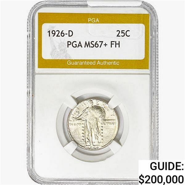 1926-D Standing Liberty Quarter PGA MS67+ FH
