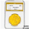 Image 1 : 1873-S $20 Gold Double Eagle PGA MS61+ Open 3